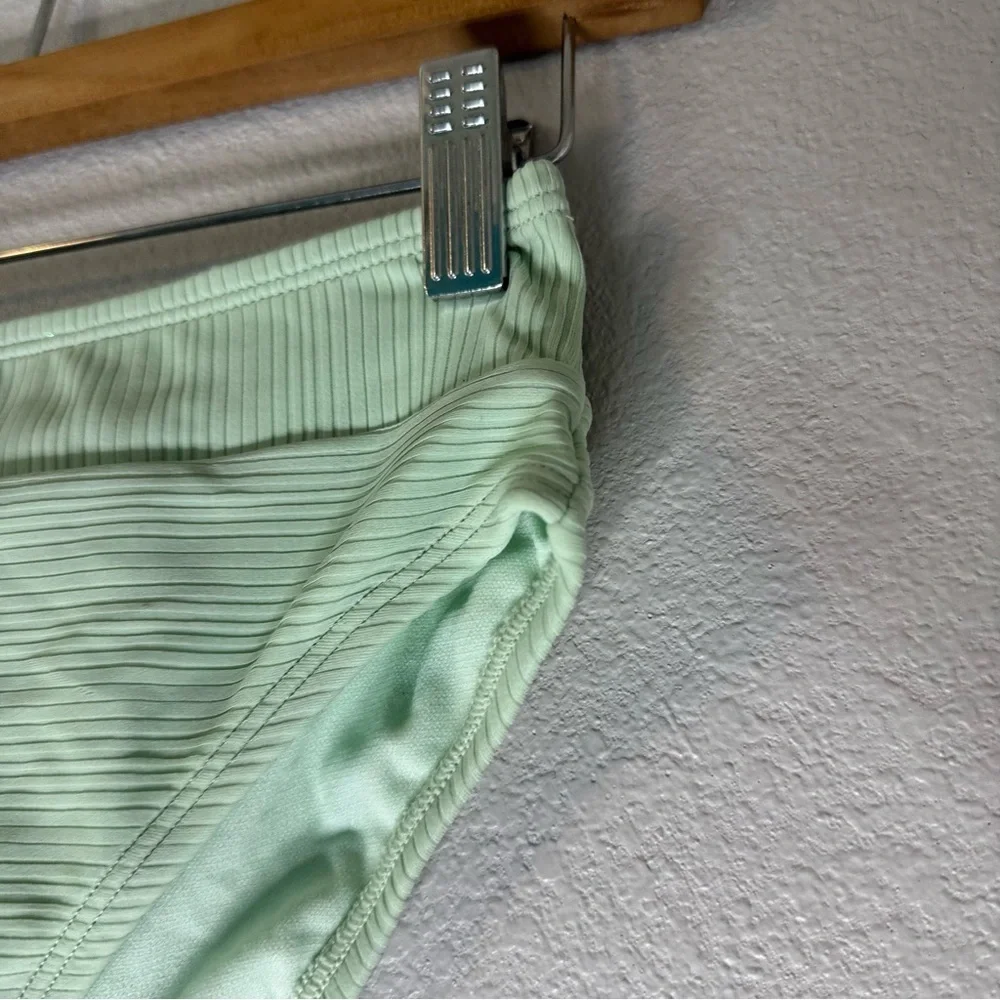 Mint Green High-Waisted Bikini Bottom